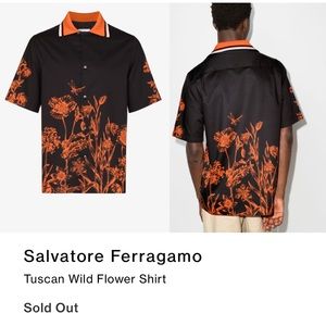 Salvatore Ferragamo Men’s Tuscan Wildflower Shirt